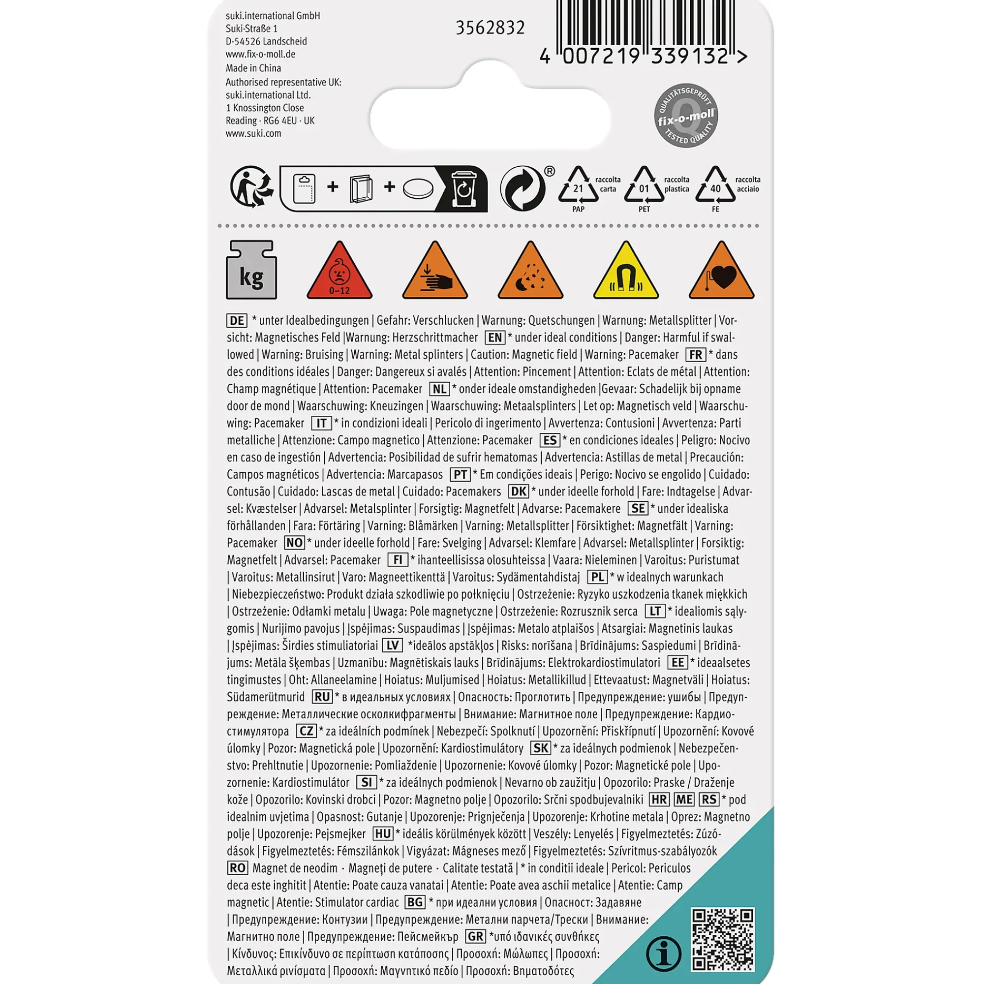 Magnet krok SK max 40kg-Fix O Moll Outlet