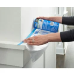 Maskeringsfolie i dispenser med maskeringstape 270cmx17m-3m New