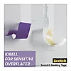 Maskeringstape 2080 36mmx41m for ømfintlige overflater-Scotch Best