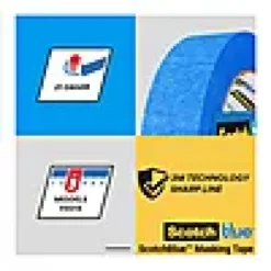 Maskeringstape 2093 24mmx41m for skarpe malekanter 2stk-Scotch Hot