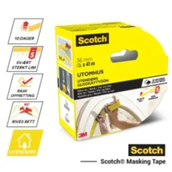 Maskeringstape 2097 36mmx41m for utendørs bruk-Scotch Online