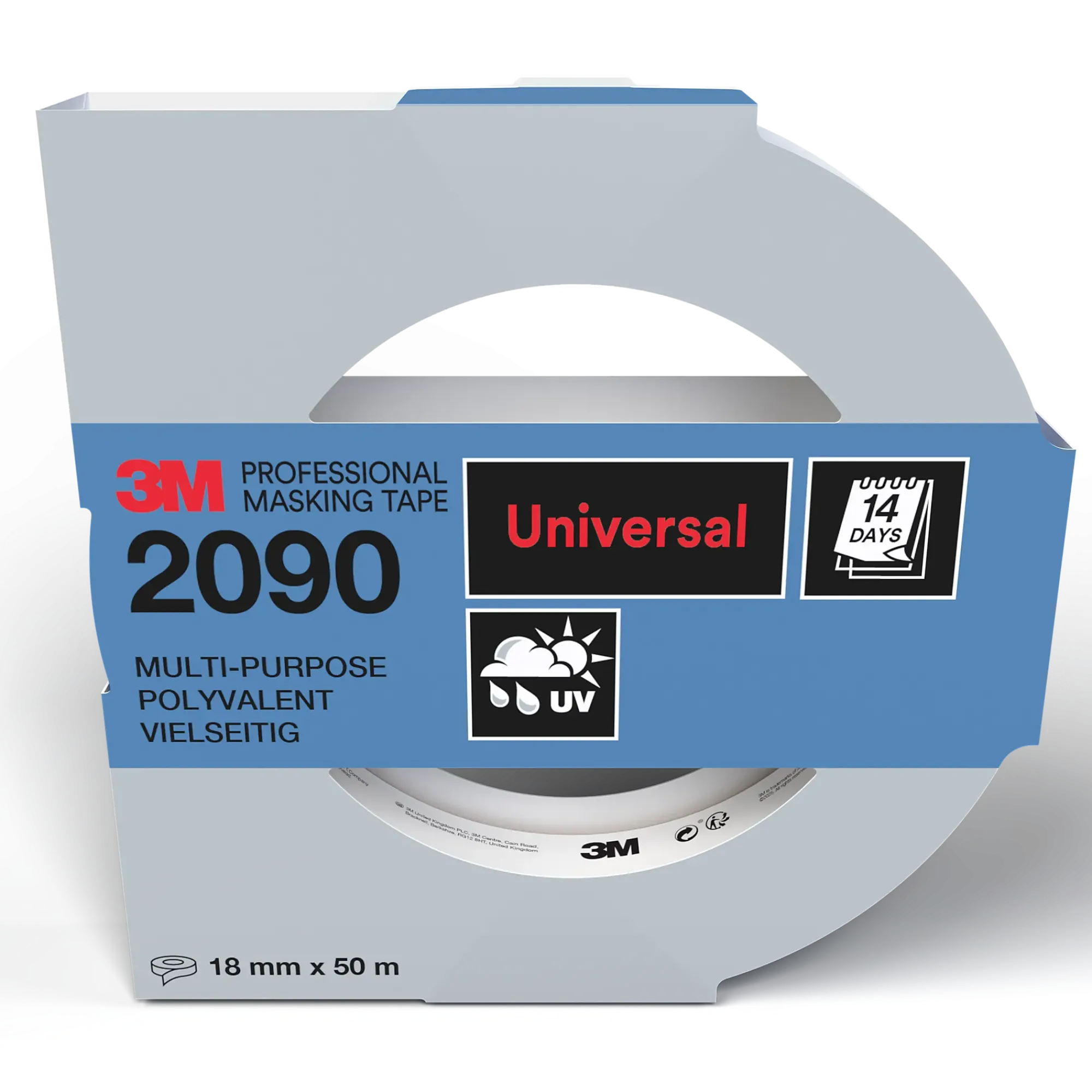 Maskeringstape UV 18mmx50m-3m Outlet