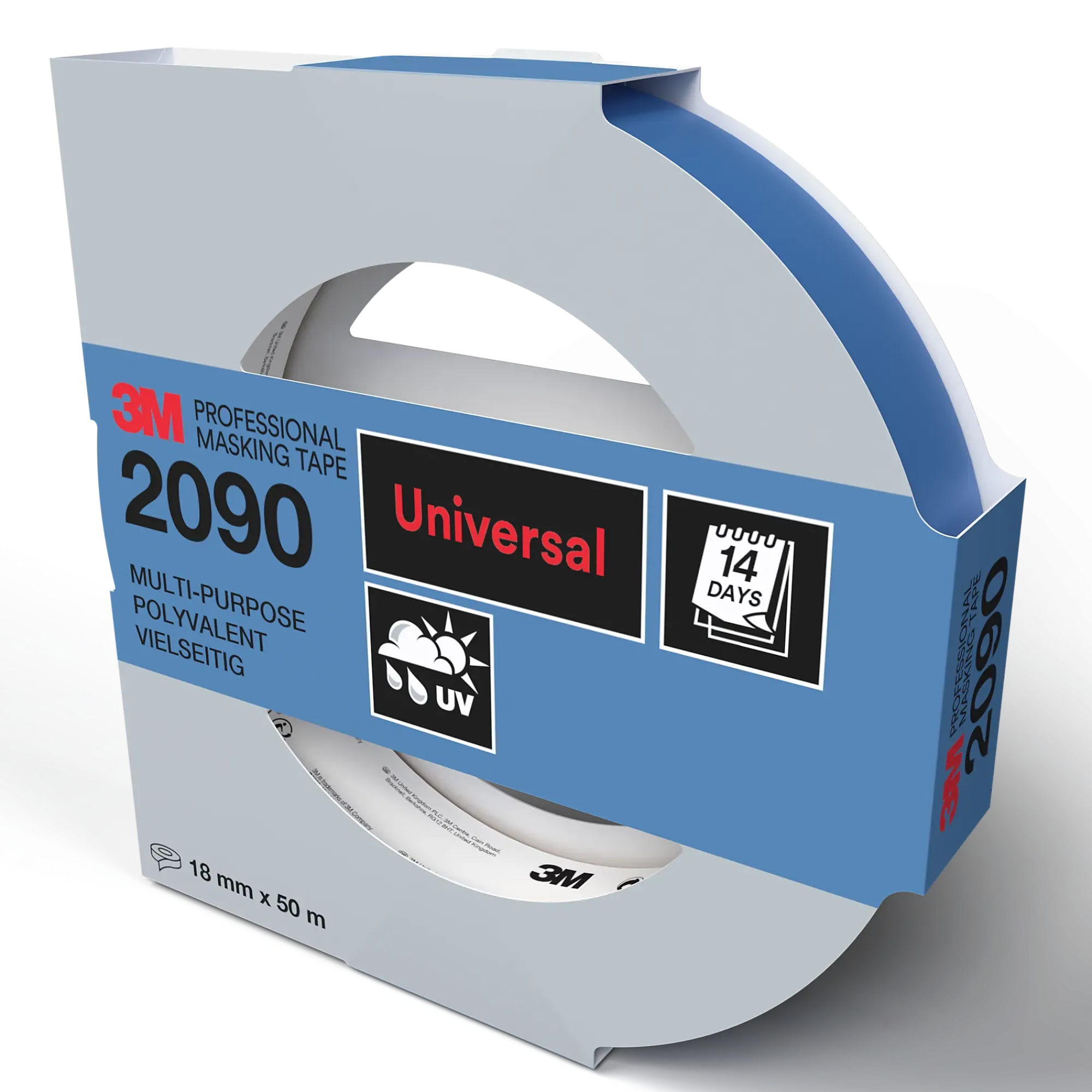 Maskeringstape UV 18mmx50m-3m Outlet