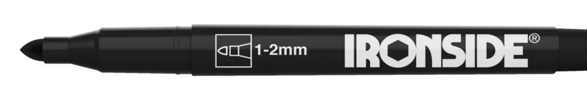 Merkepenn rund spiss Svart-Ironside Outlet