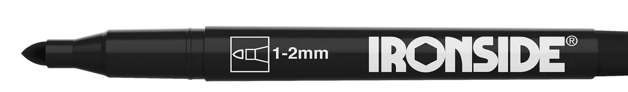 Merkepenn rund spiss Svart-Ironside Outlet
