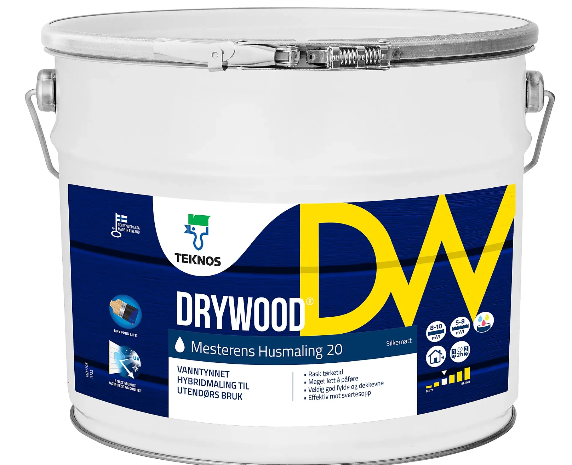 Mesterens murmaling 20 glans B base 9l-Drywood New