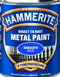 METALLMALING GLATT BLÅ 750ML-Hammerite Sale