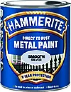 METALLMALING GLATT SØLV 750ML-Hammerite Clearance