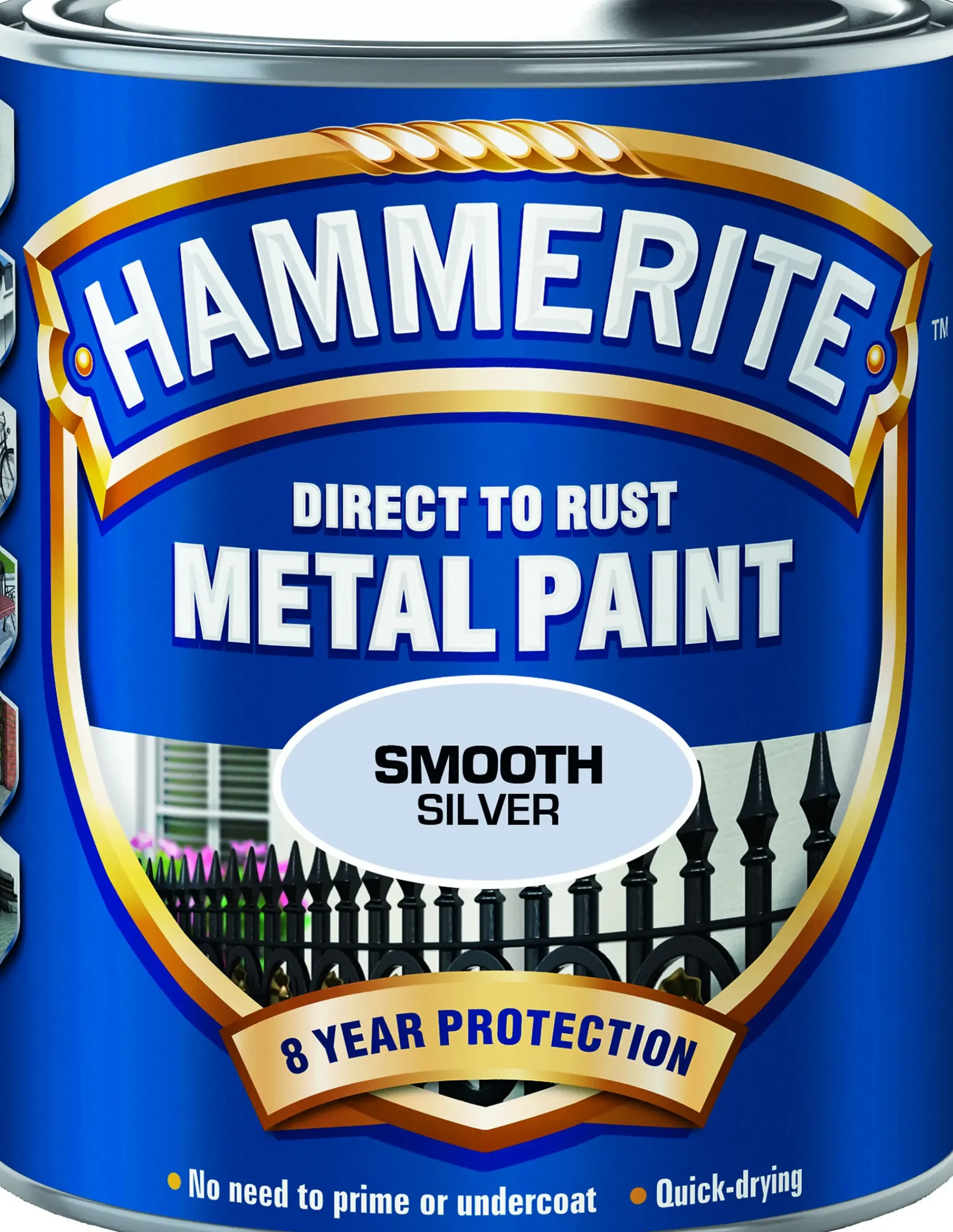 METALLMALING GLATT SØLV 750ML-Hammerite Clearance
