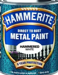 METALLMALING GRÅHVIT 750ML-Hammerite Discount