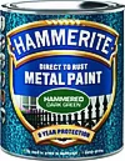 METALLMALING MØRKGRØNN 250ML-Hammerite Clearance