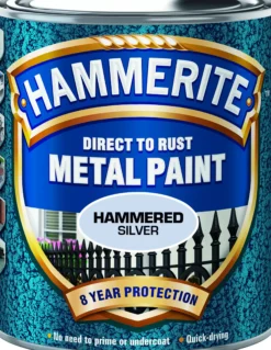 METALLMALING SØLVGRÅ 750ML-Hammerite Sale