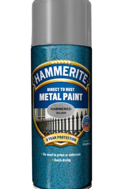 METALLMALING SPRAY SØLVGRÅ 0,4L-Hammerite Outlet