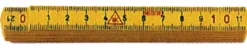 Meterstokk 59-1-10 mm/mm glassfiber 1m-Hultafors Clearance