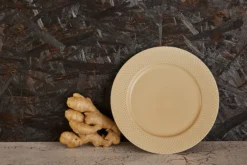 Middagstallerken Ø27cm Rhombe Earth Marble-Lyngby porcelæn Outlet