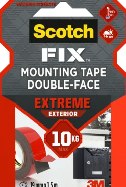 Monteringstape EXTREME 19mmx1,5m utendørs 10kg-Scotch New