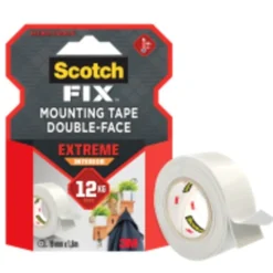 Monteringstape EXTREME 19mmx1,8m innendørs 12kg-Scotch Outlet