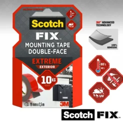 Monteringstape EXTREME 19mmx5m utendørs 13kg-Scotch Hot