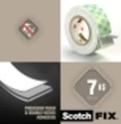 Monteringstape 19mmx1,5m innendørs 7kg-Scotch Clearance