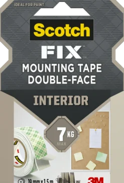 Monteringstape 19mmx1,5m innendørs 7kg-Scotch Clearance