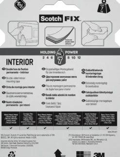 Monteringstape 19mmx5m innendørs 7kg-Scotch