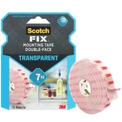 Monteringstape transparent 19mmx5m innendørs 7kg-Scotch Clearance