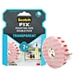 Monteringstape transparent 19mmx5m innendørs 7kg-Scotch Clearance