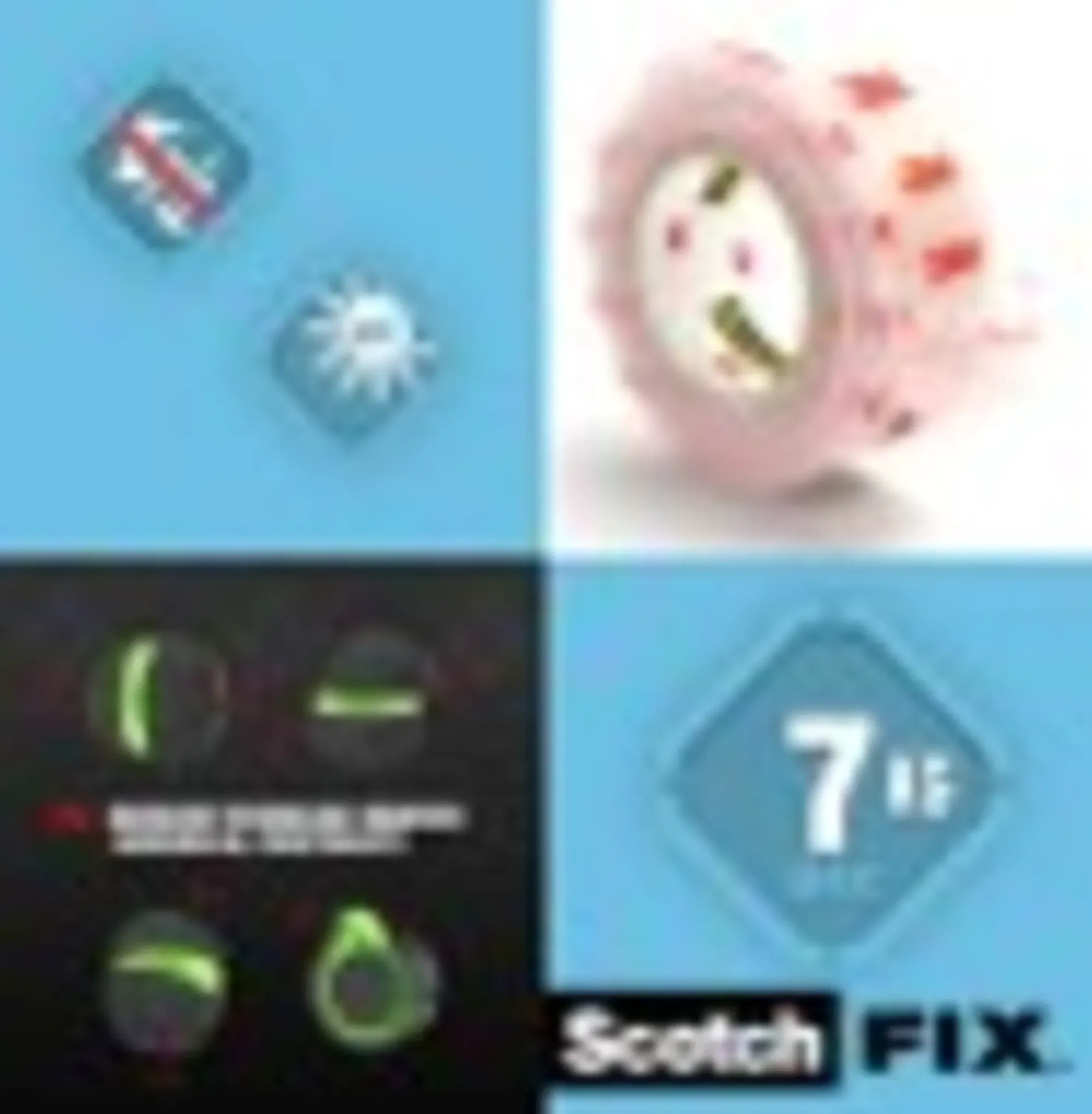 Monteringstape transparent 19mmx1,5m innendørs 7kg-Scotch Best