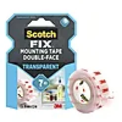Monteringstape transparent 19mmx1,5m innendørs 7kg-Scotch Best