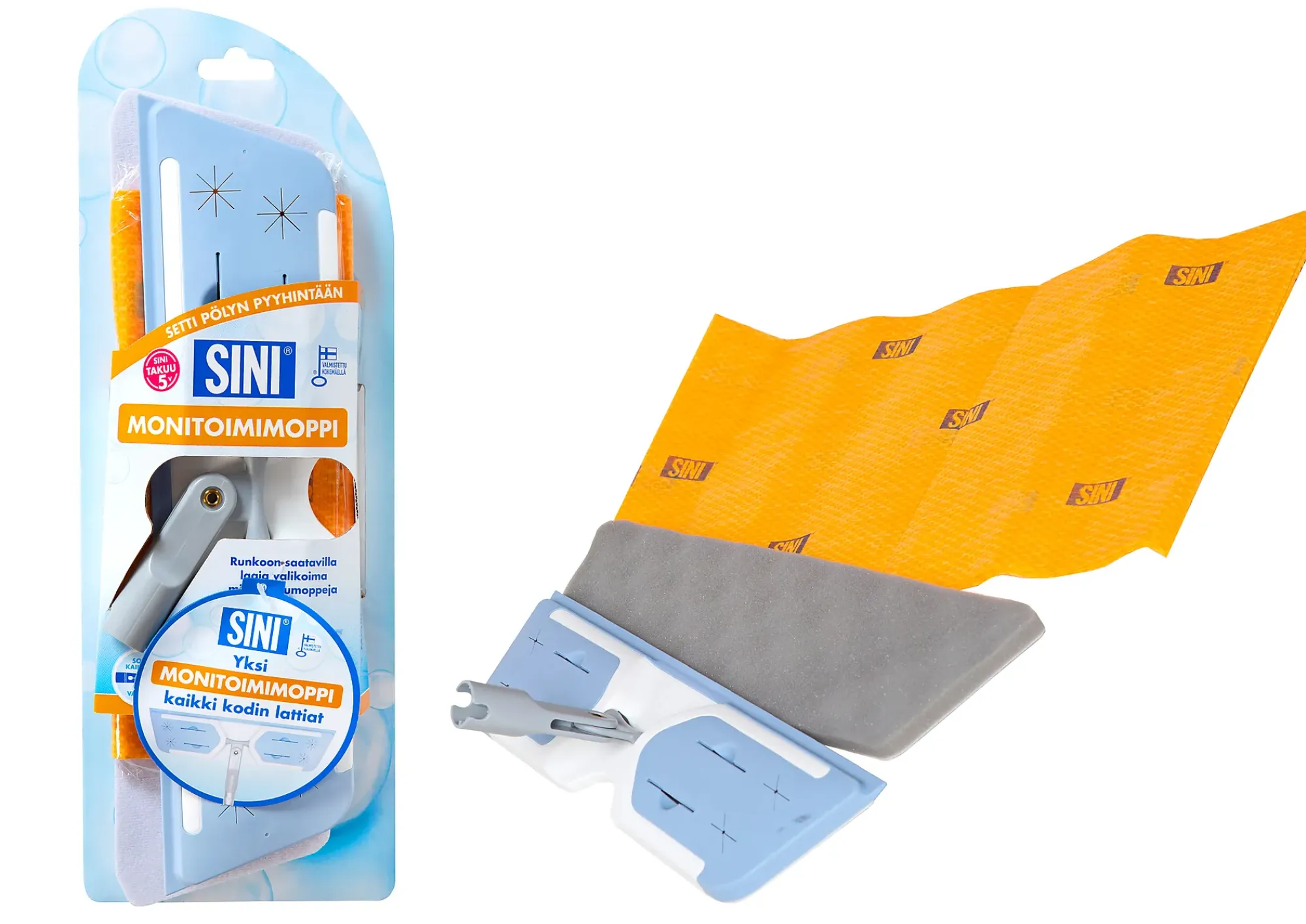 Multimopp 40cm uten skaft med 10stk engangs støvkluter-Sini Clearance