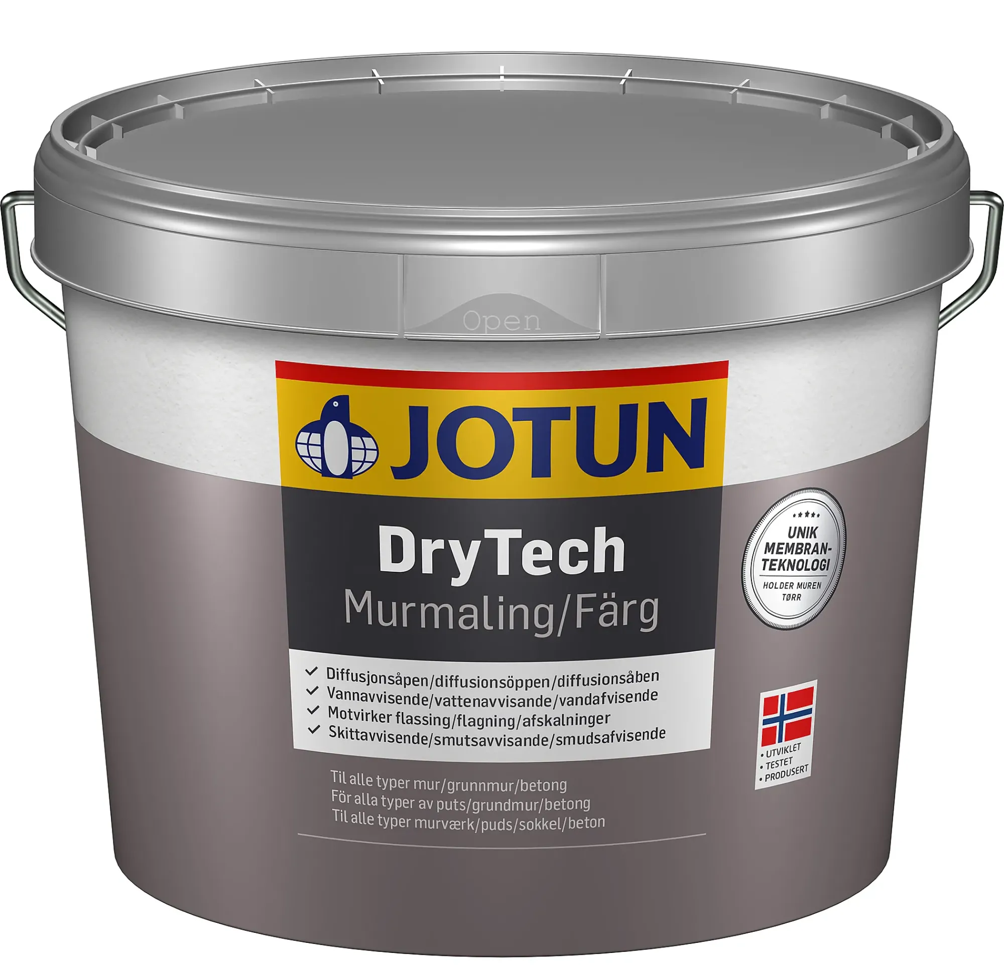 MURMALING MØRKGRÅ BASE DRYTECH 2,7L-Jotun Discount