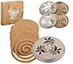 Myggspiral citronella i metallboks furu/edelgran/citron 10stk- Outlet