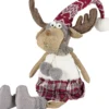 NISSE ELG SITTENDE 23X79CM RØD/BRUN-Scandinavian living Outlet