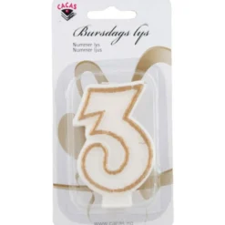 Nummerlys Gull Nr 3-Cacas Discount