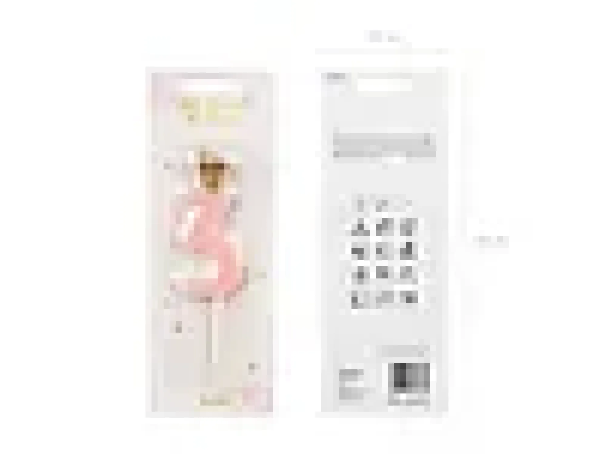 Nummerlys 3 rosa med krone 9,5cm-Partydeco New