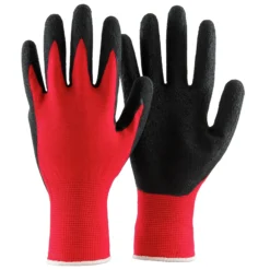 Nylonhanske med sort latexbelegg Str. 10-Batex Discount