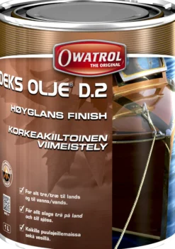 OLJE BÅT OG MØBLER HØYGLANS FINISH 1,0L-Owatrol Hot