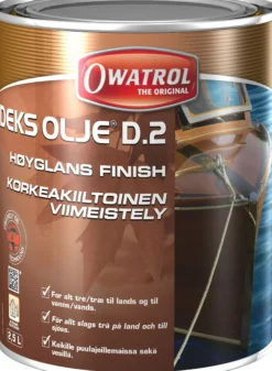 OLJE BÅT OG MØBLER HØYGLANS FINISH 2,5L-Owatrol