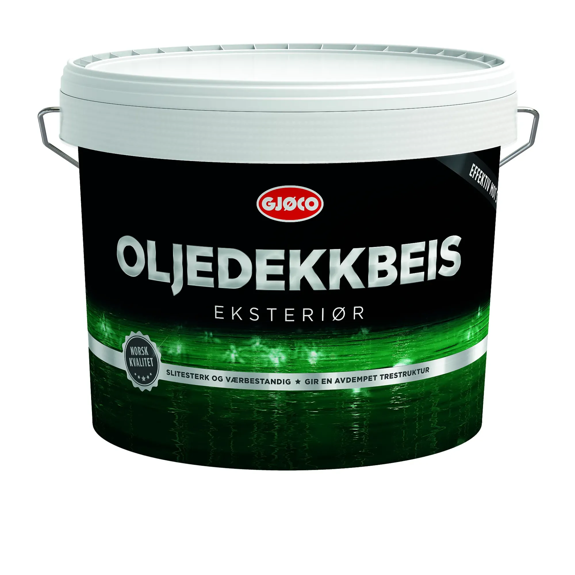 Oljedekkbeis oksydrød base 9l-Gjøco Best