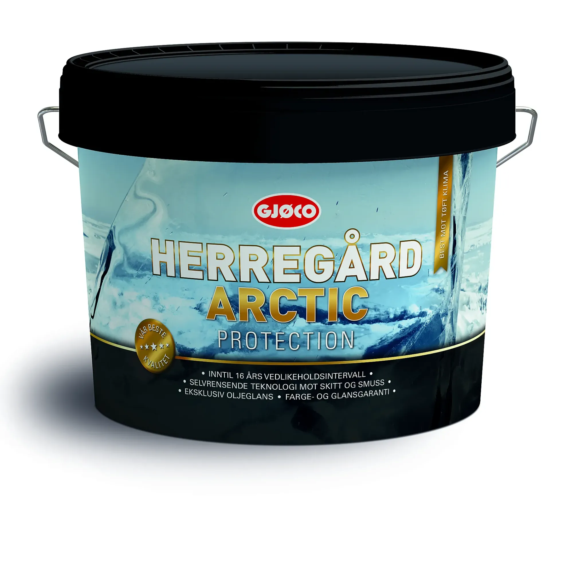 Oljemaling Arctic Herregård hvit base 9l-Gjøco Online