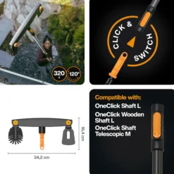 OneClick takrennerenser hode-Fiskars Best