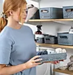 Oppbevaringsboks Grå-Smartstore Discount