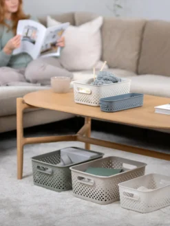 Oppbevaringsboks Grå-Smartstore Discount