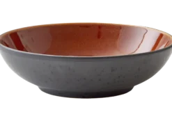 Pastaskål sort/amber 20cm-Bitz Best