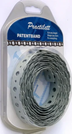 PATENTBÅND PR16 GRÅ 17MMX3M-Christiania byggteknikk Hot