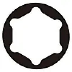Pipe 1/4" 6-kant 8mm-Ironside