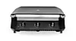 Plancha G-800 med lokk og tre gassbrennere-Cozze Hot