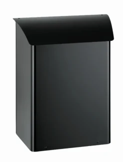 POSTKASSE SVART ADAGIO LIGHT (56) DESIGN KASSE UTEN LÅS-Me Fa Online
