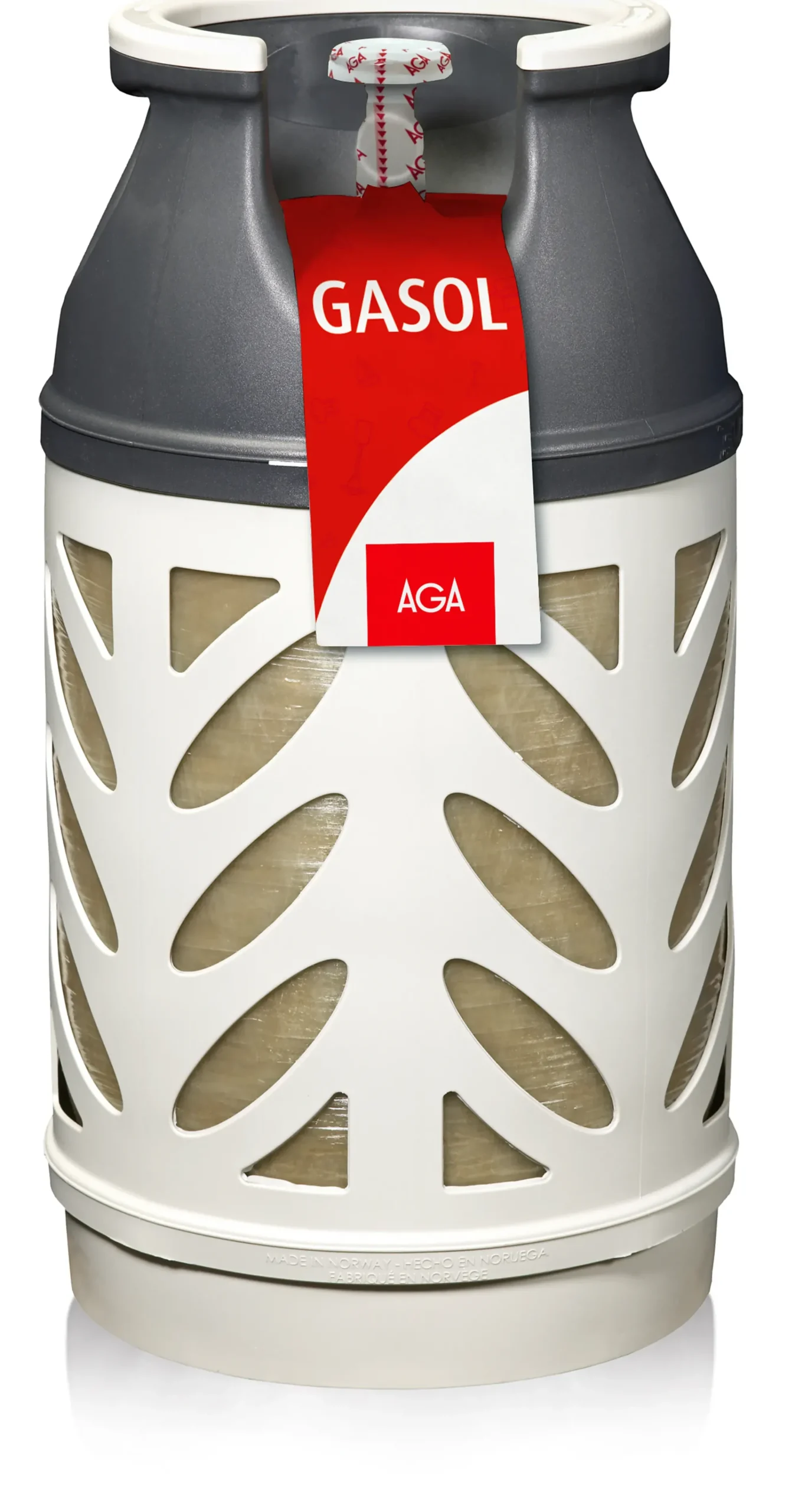 Propan kompositt husholdning 10kg fylling-Aga Outlet