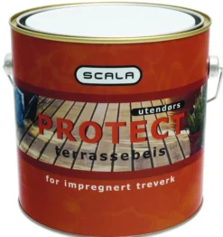 Protect terrassebeis oksydgul base 3l-Scala Outlet